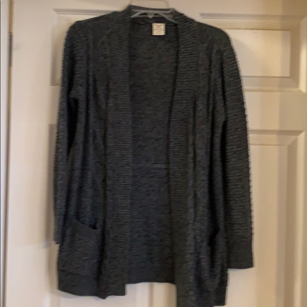 Faded Glory Women's Gray Cardigan/Sweater Size S